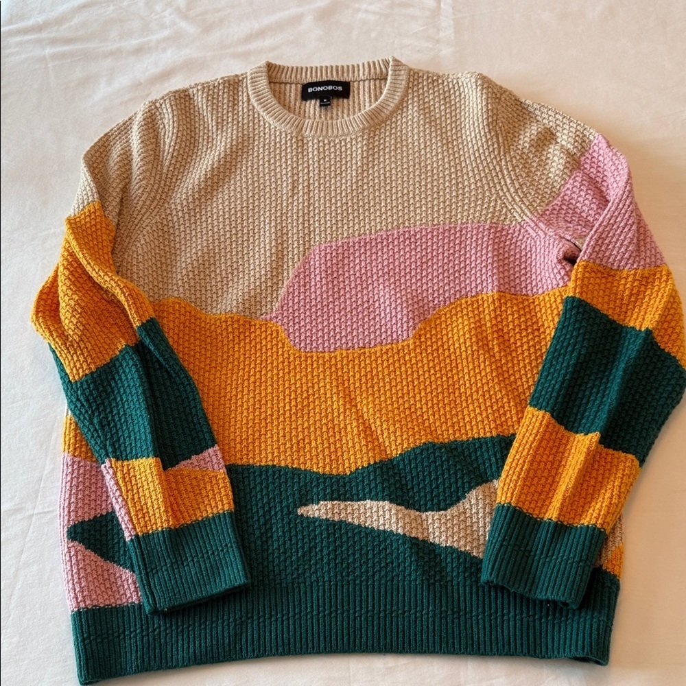 Bonobos Multicolor Crewneck Sweater